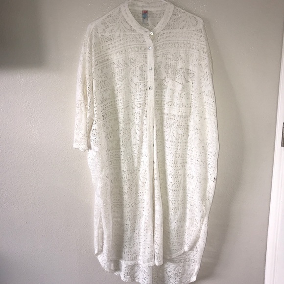 Free People lace beach caftan